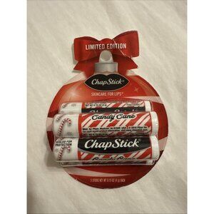 ChapStick Holiday Ornament Candy Cane Lip Balm Gift Set Of 5